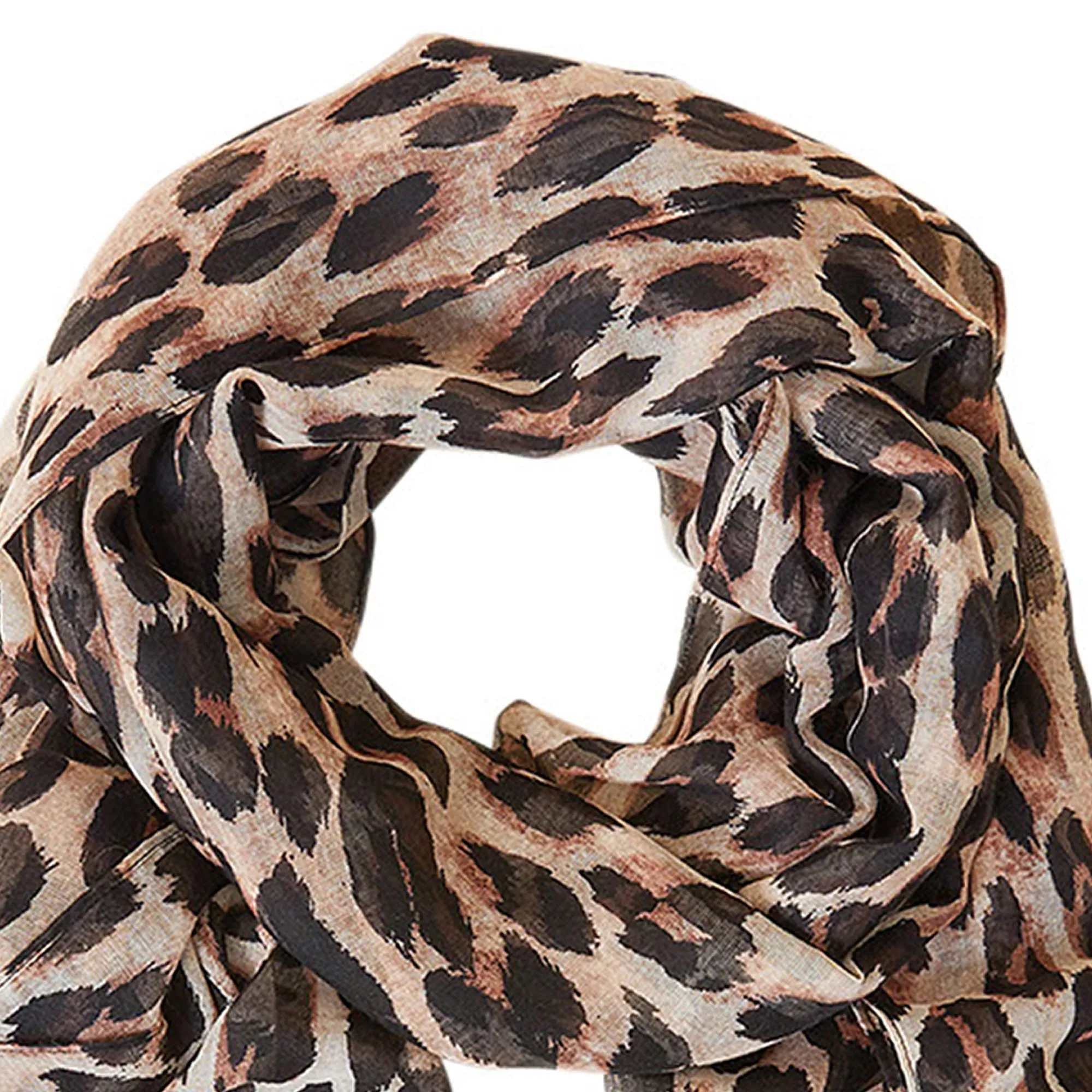 Accessorize London Women's Leopard Printed Scarf