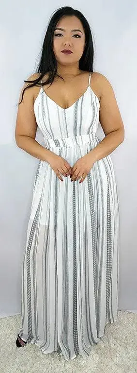 Backless Maxi Dress Spaguetti Straps