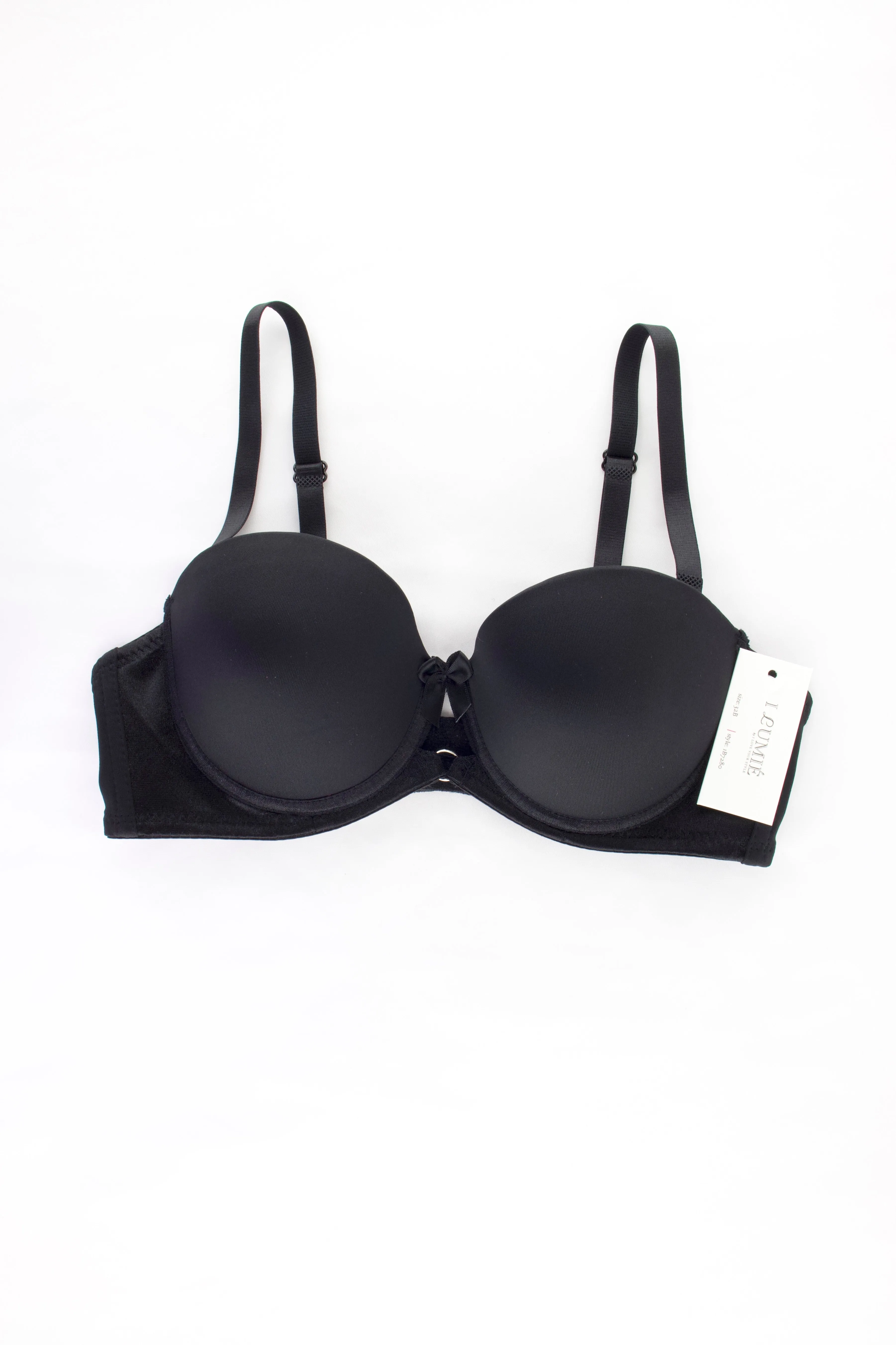 BRA STRAPLESS CON DETALLES SATINADOS IB7280