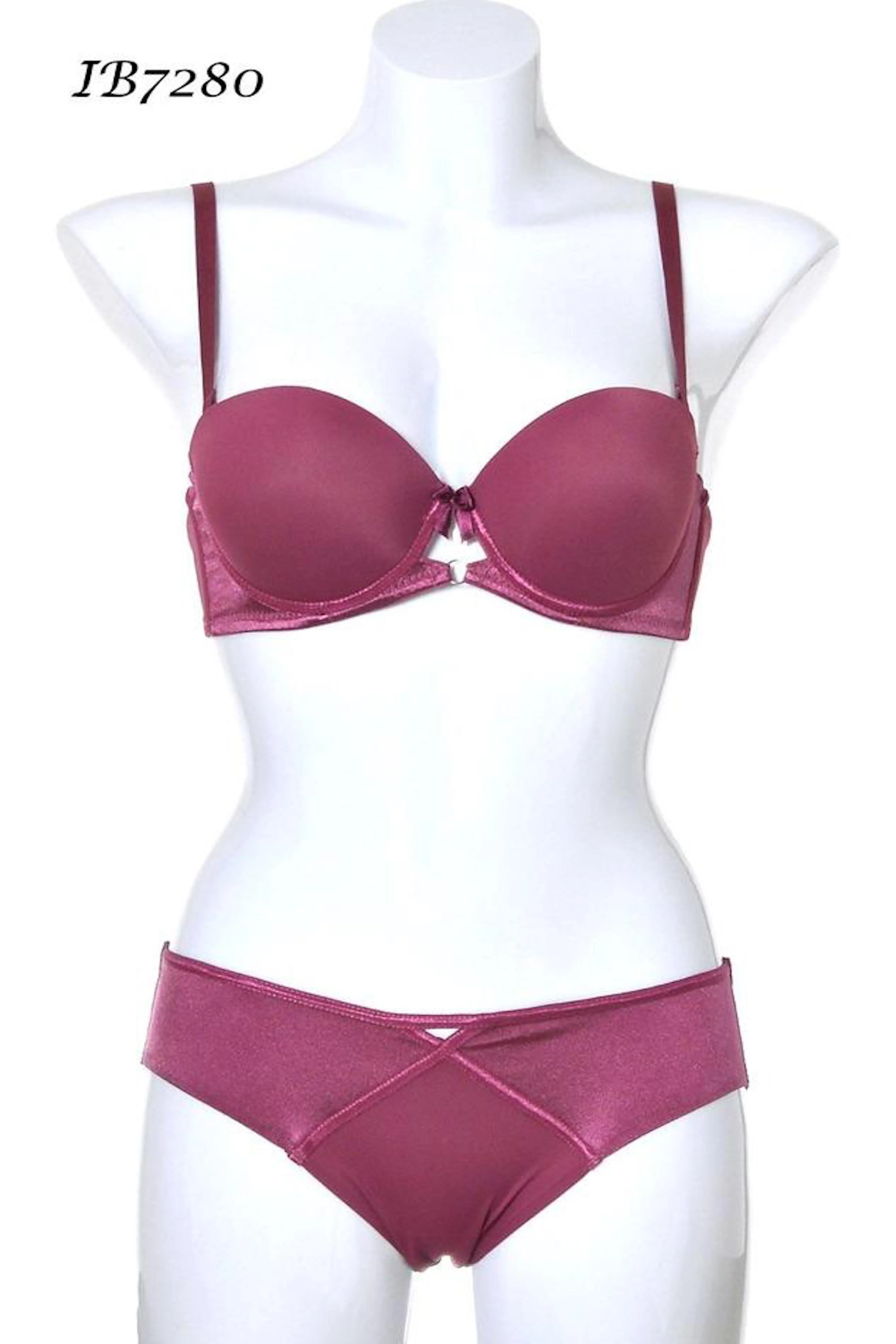 BRA STRAPLESS CON DETALLES SATINADOS IB7280