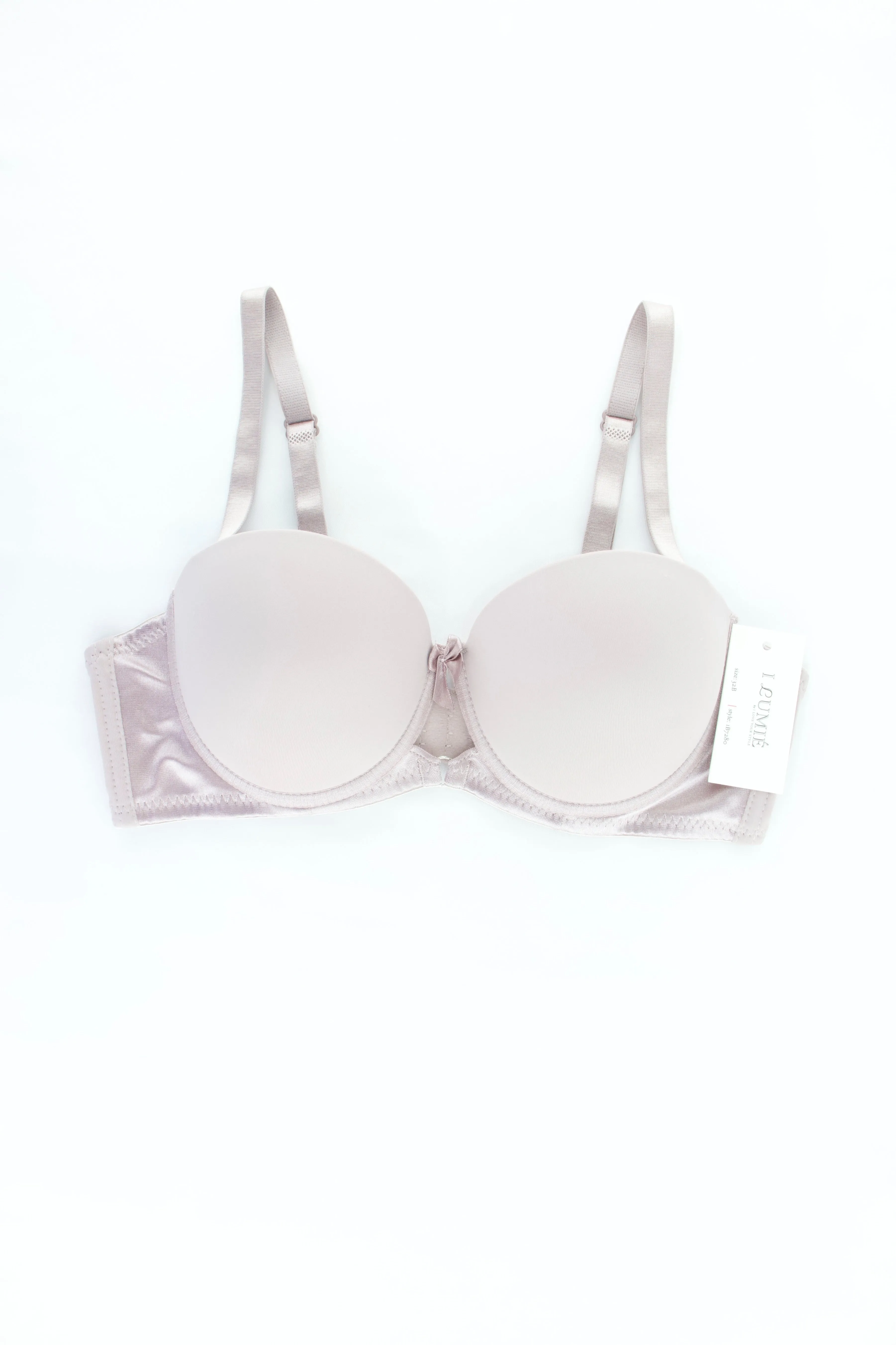 BRA STRAPLESS CON DETALLES SATINADOS IB7280