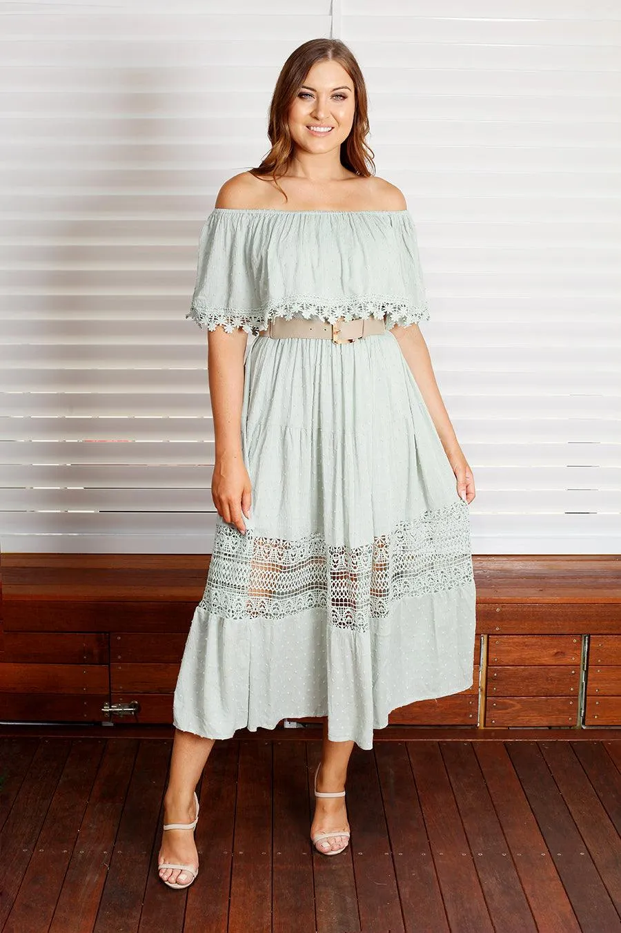 Casey Maxi Dress - Sage Green