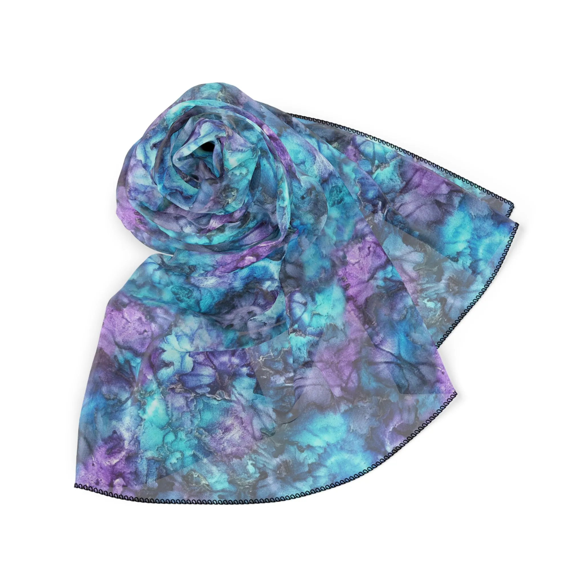 Chiffon Scarf - Just Breathe Print