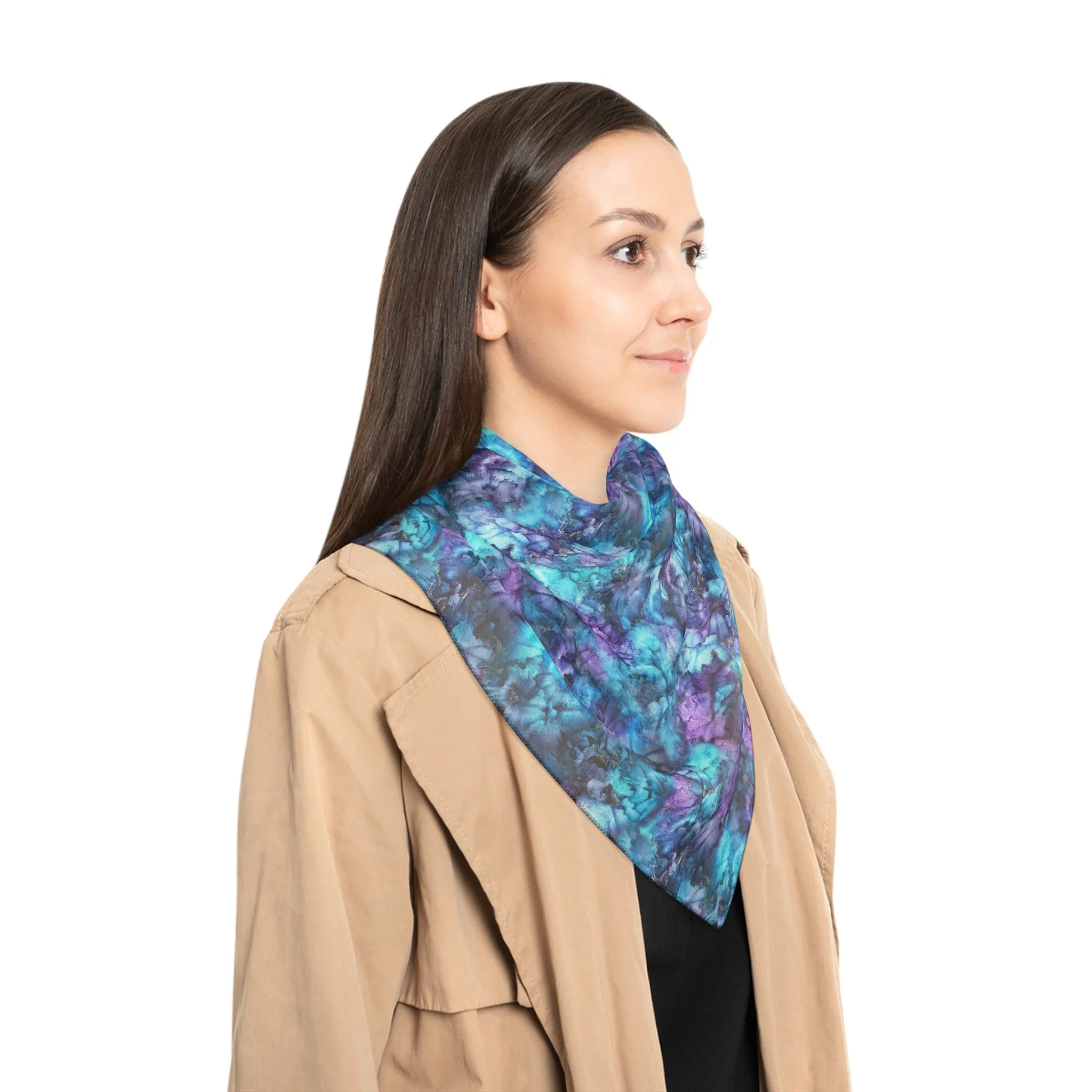 Chiffon Scarf - Just Breathe Print