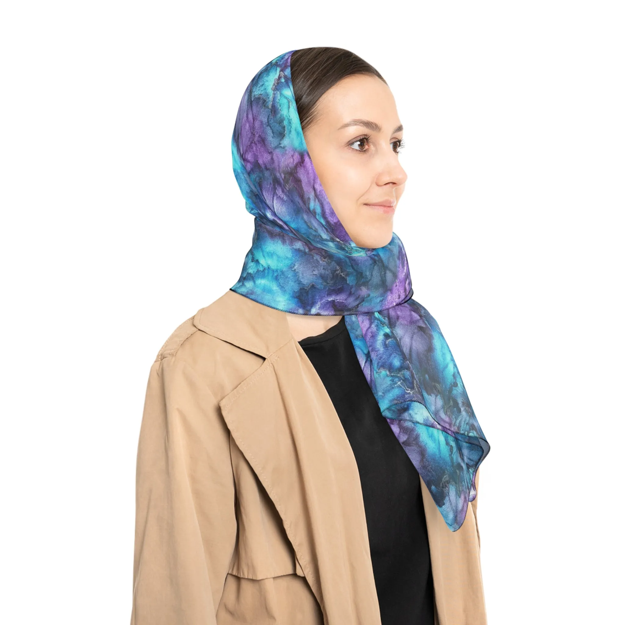 Chiffon Scarf - Just Breathe Print