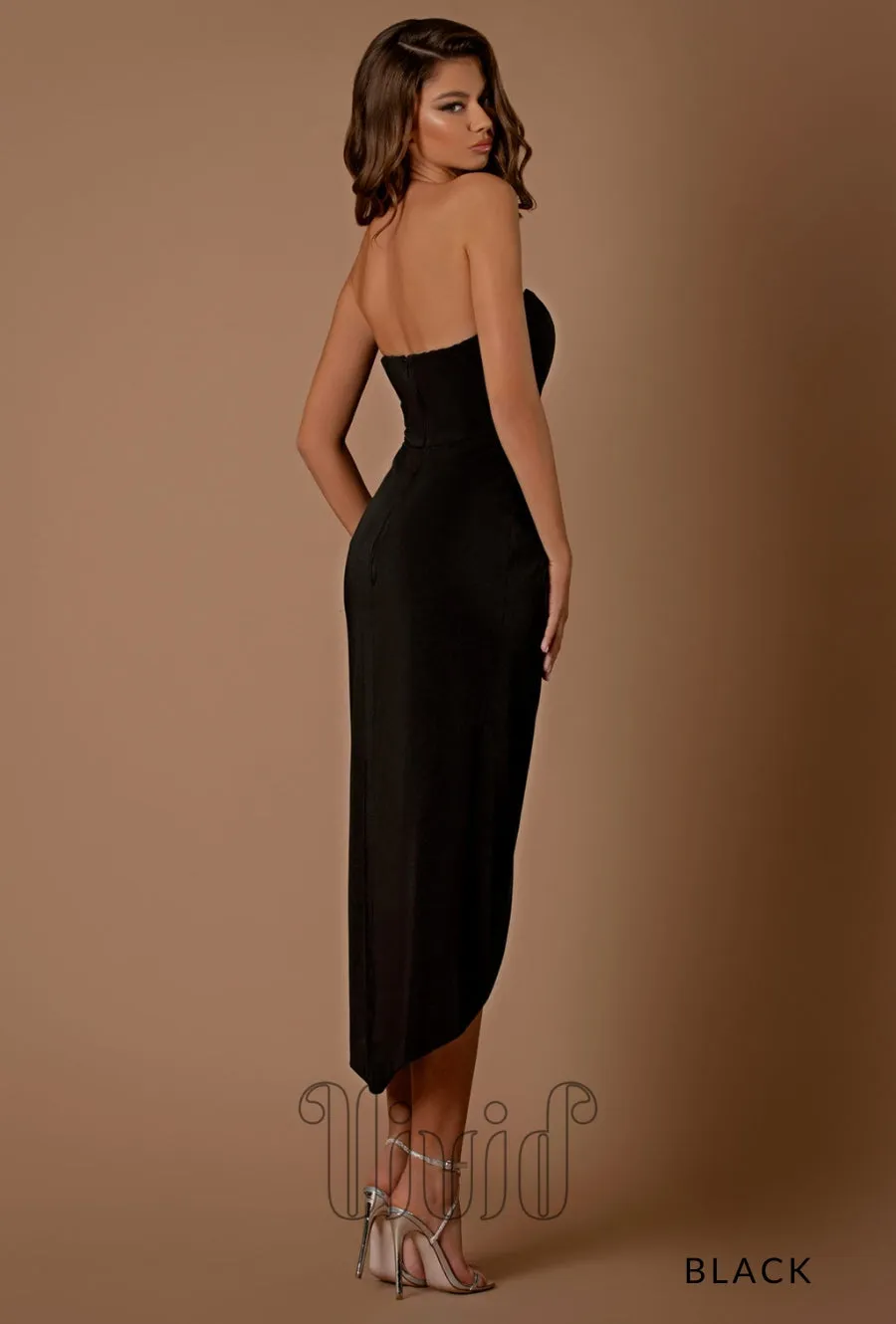 Cora Strapless Midi