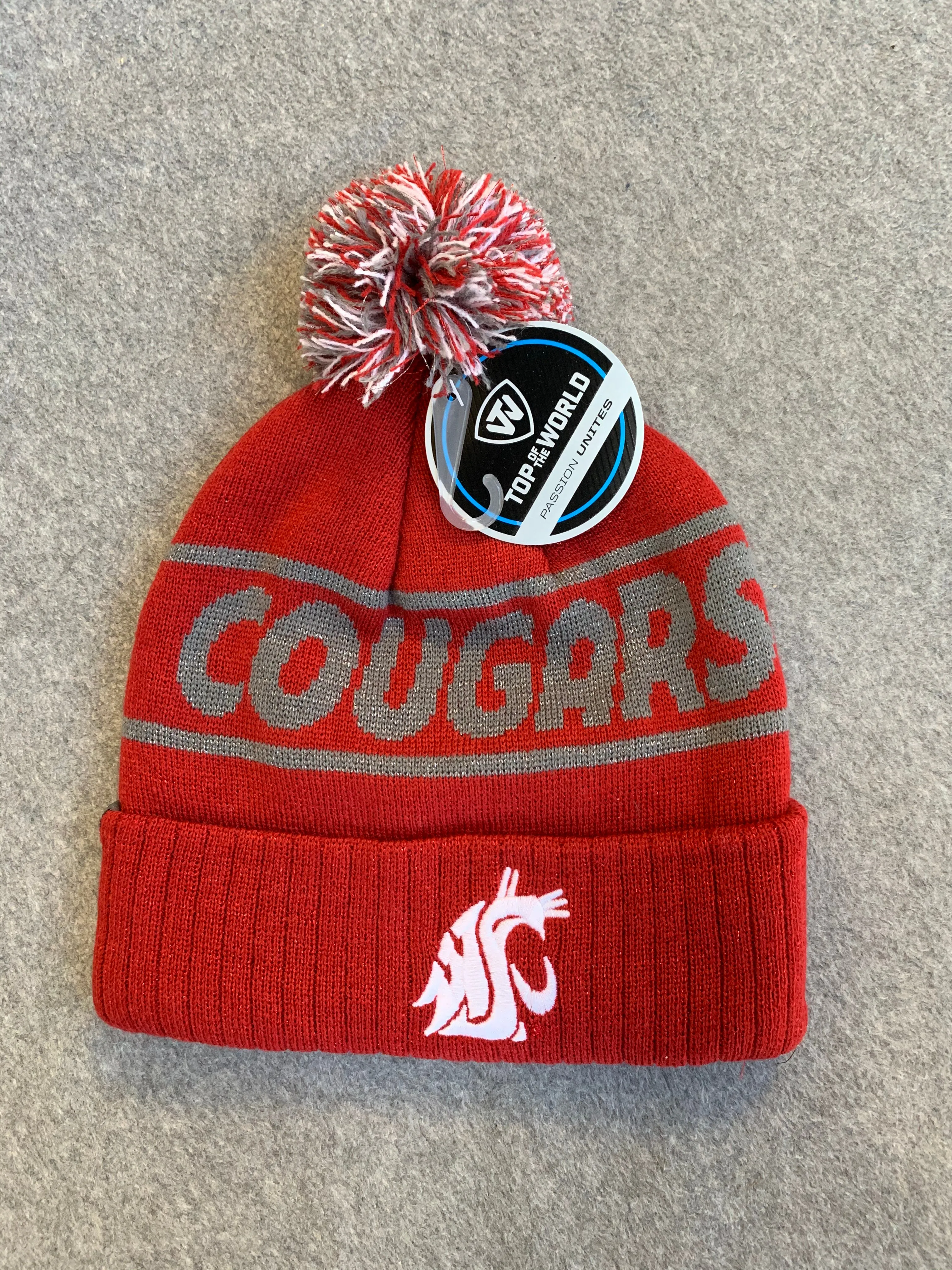 Crimson "Cougars" Beanie