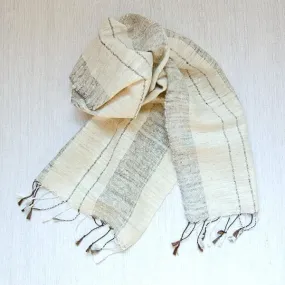 Handwoven Eri Silk Scarf Tammachat