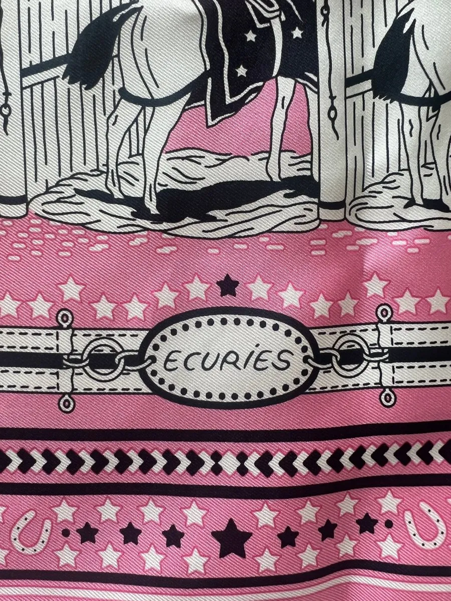 Hermes Scarf Carre 55 Ecuries