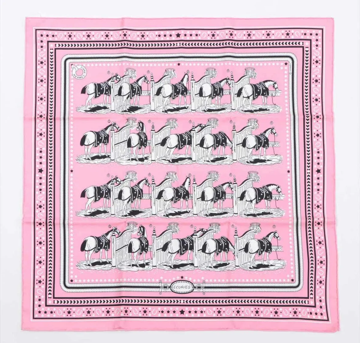 Hermes Scarf Carre 55 Ecuries