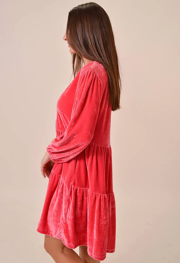 Holly Dress-Raspberry