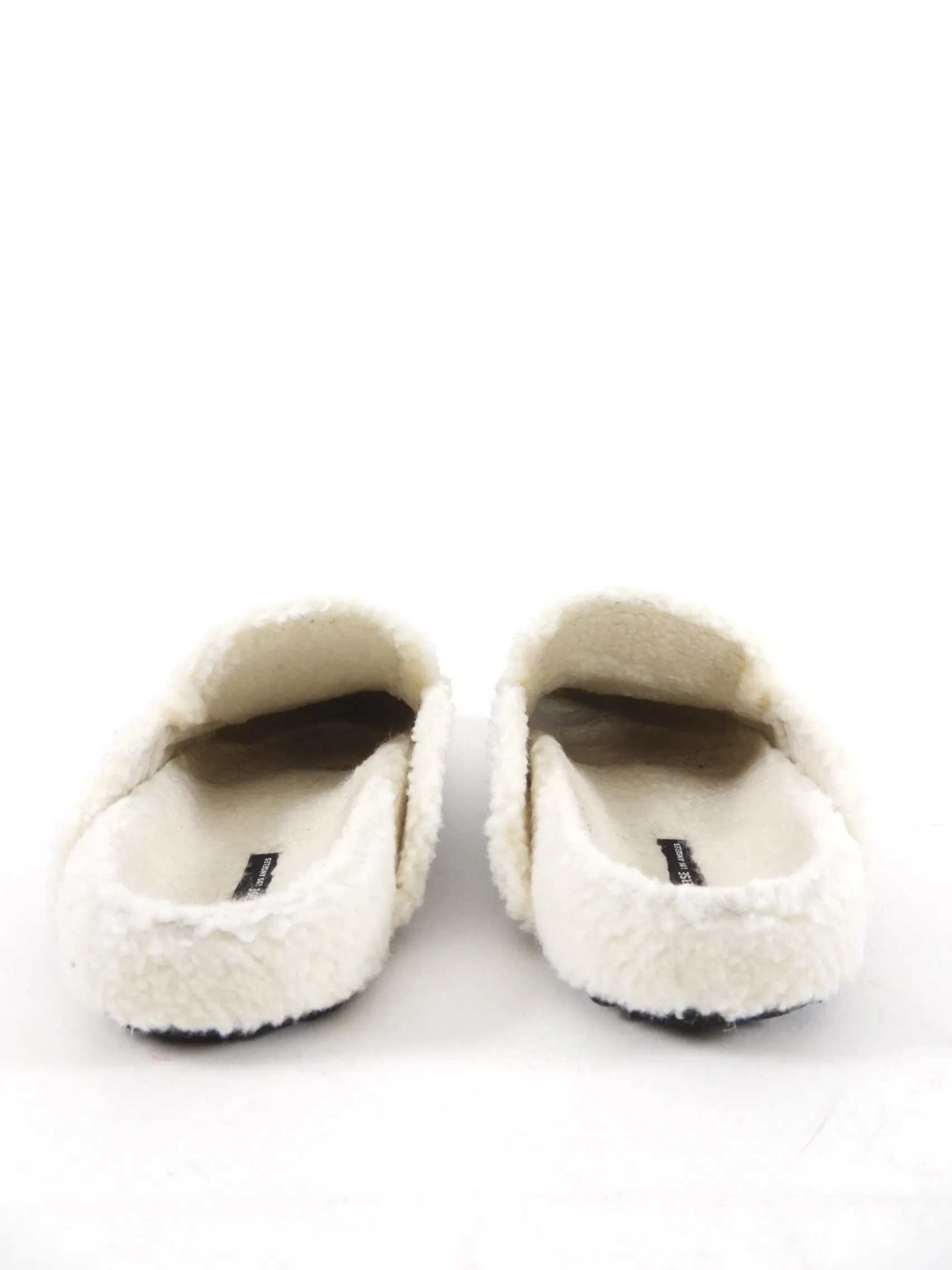 James Perse Grey Suede Shearling Slides - 37