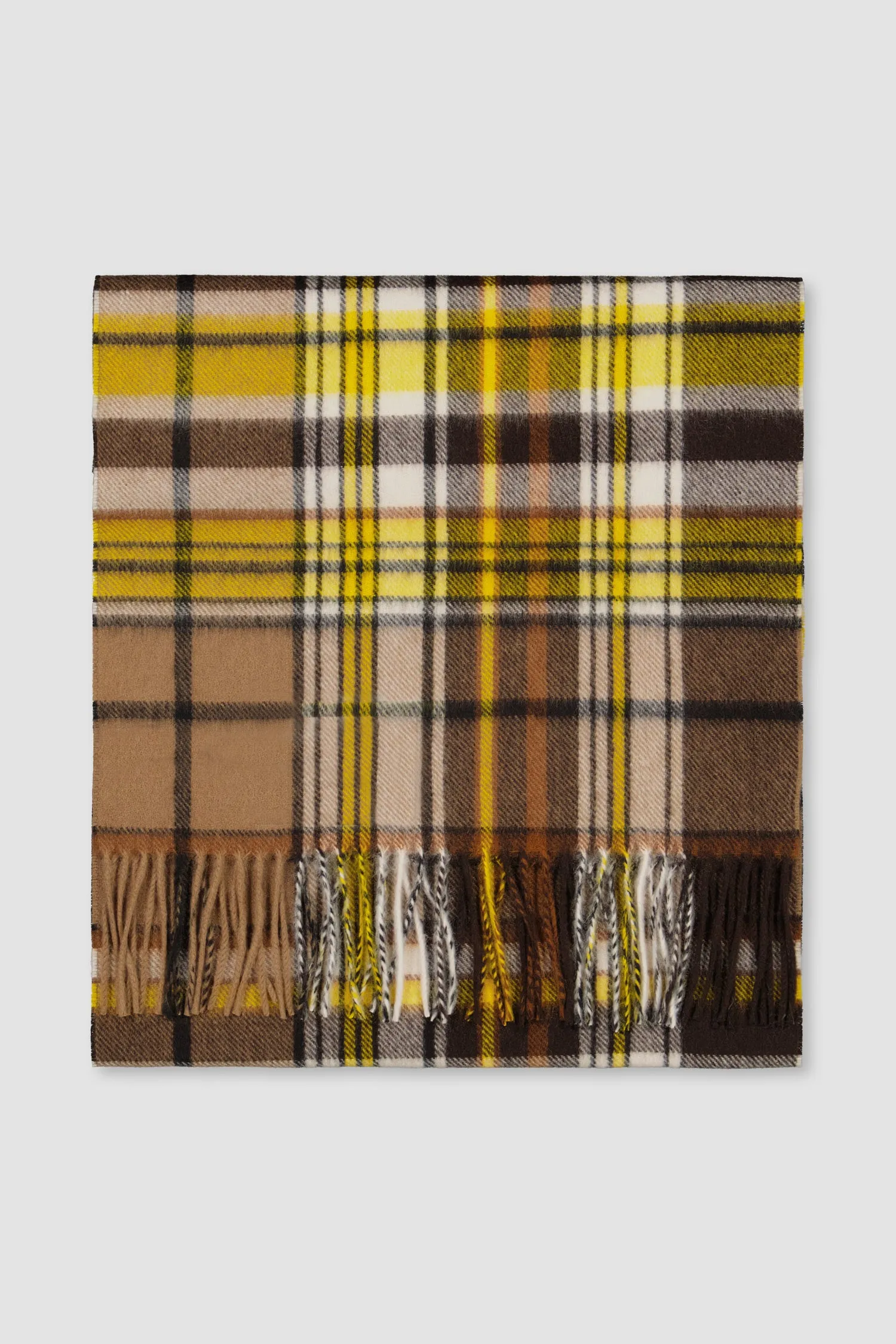 Joshua Ellis Brown Tweed Scarf