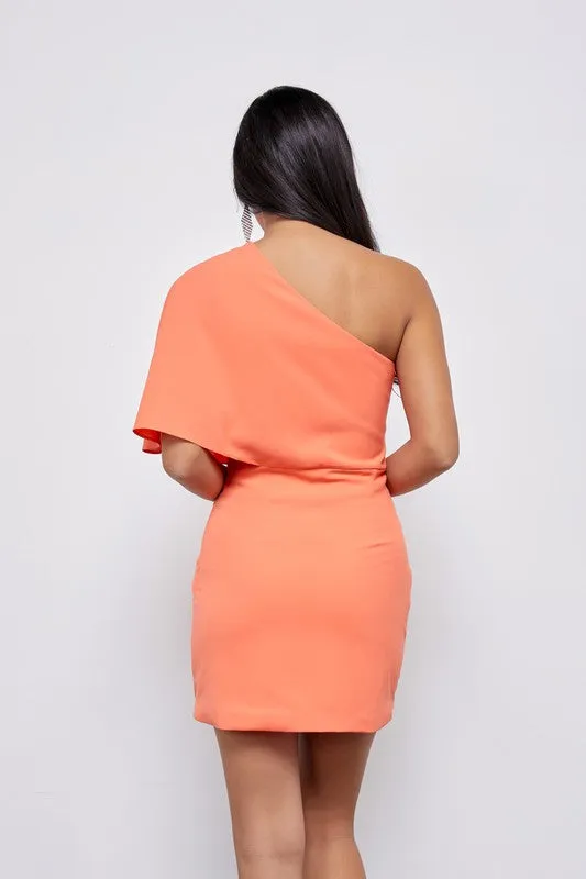 JOYLEE ONE SHOULDER DRESS [ONLINE EXCLUSIVE]