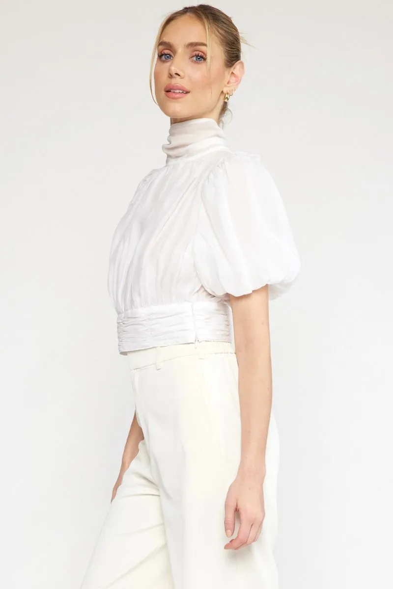 Love Story Top Off White