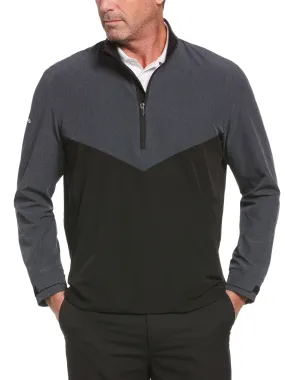 Mens Swing Tech Blocked 1/4 Zip Windbreaker