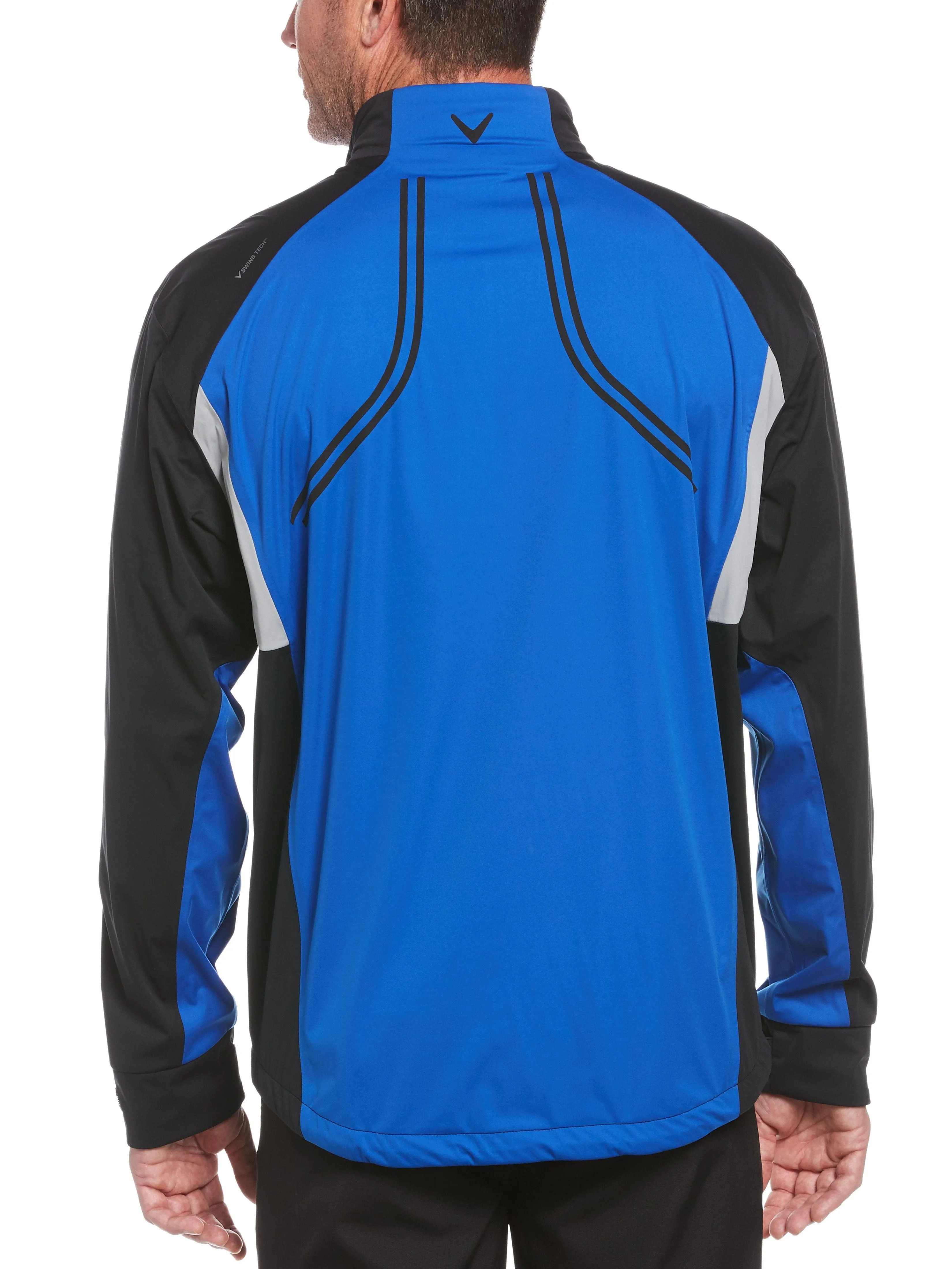 Mens Swing Tech StormGuard Water-Resistant Golf Jacket