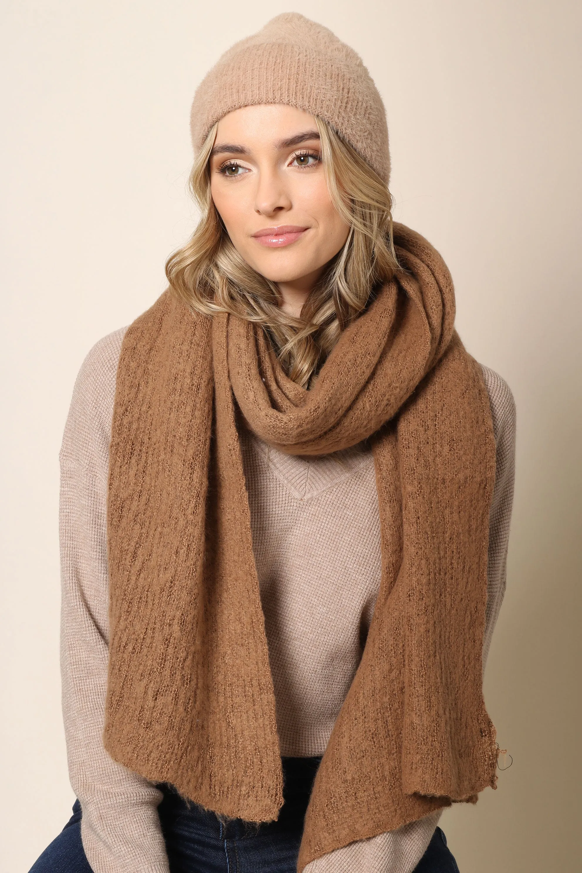 Milan Solid Cozy Scarf