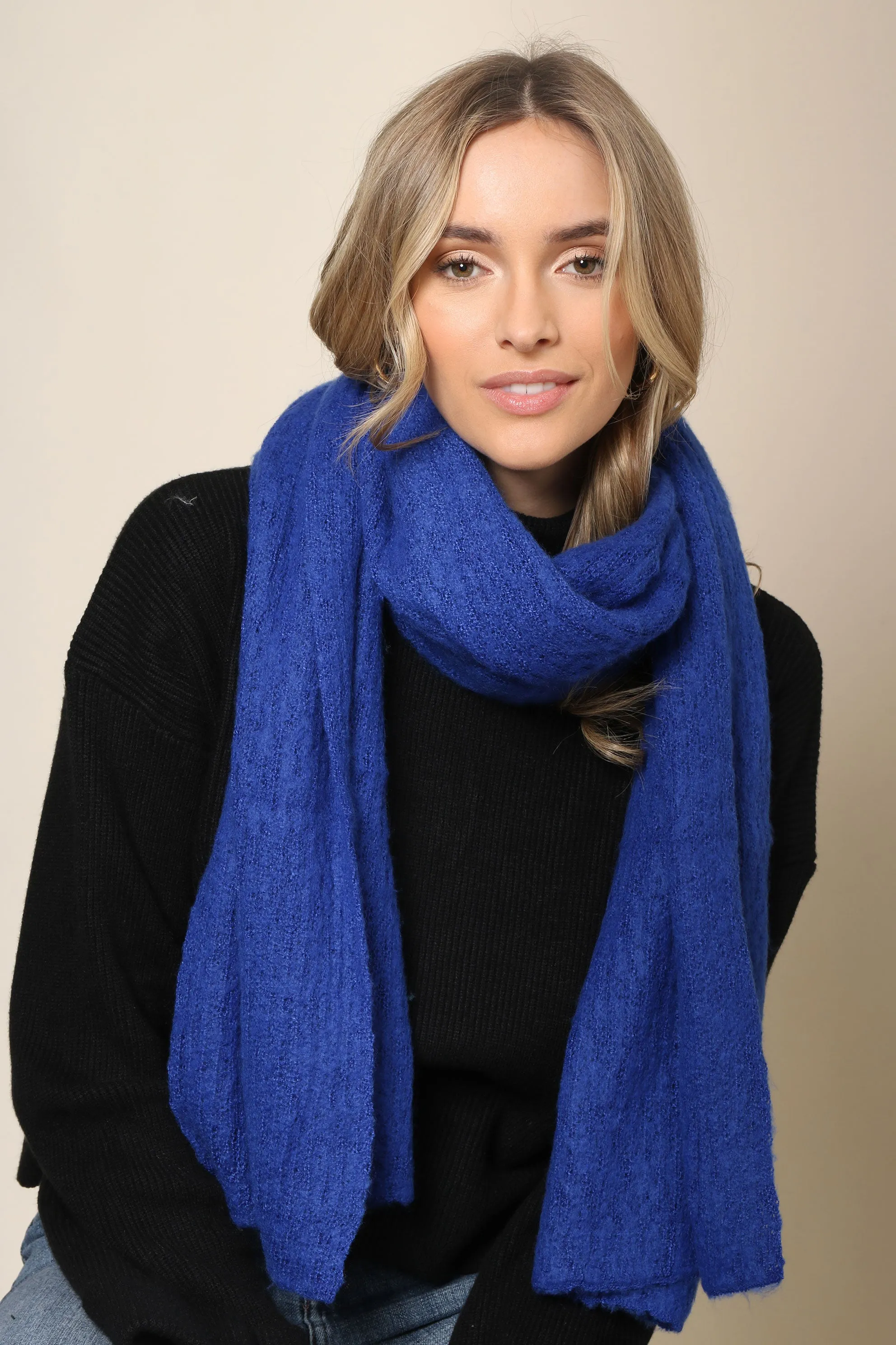 Milan Solid Cozy Scarf