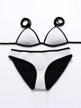 Neoprene Sexy Push Up Bikini Sets