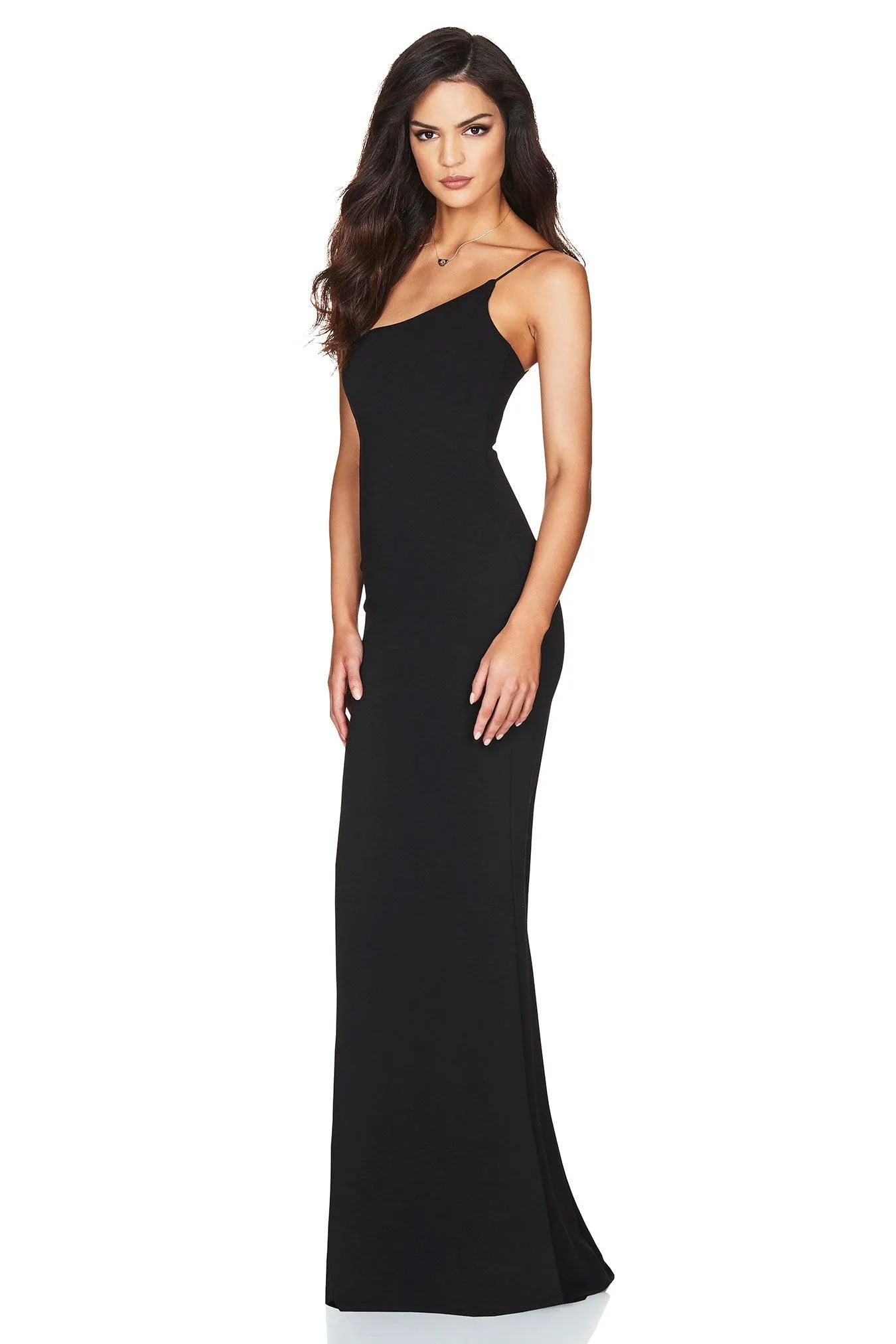 Nookie Jasmine One Shoulder Gown - Black