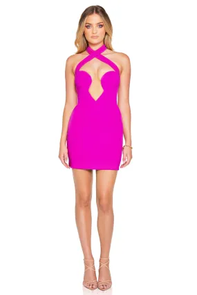 Nookie Minx Mini Dress - Electric Pink