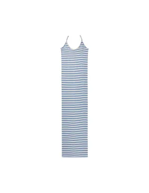 NPS Strap Dress Broadway, Light Blue/Ecru