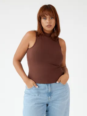 Ribbed Mock Neck Brami (Full Length)