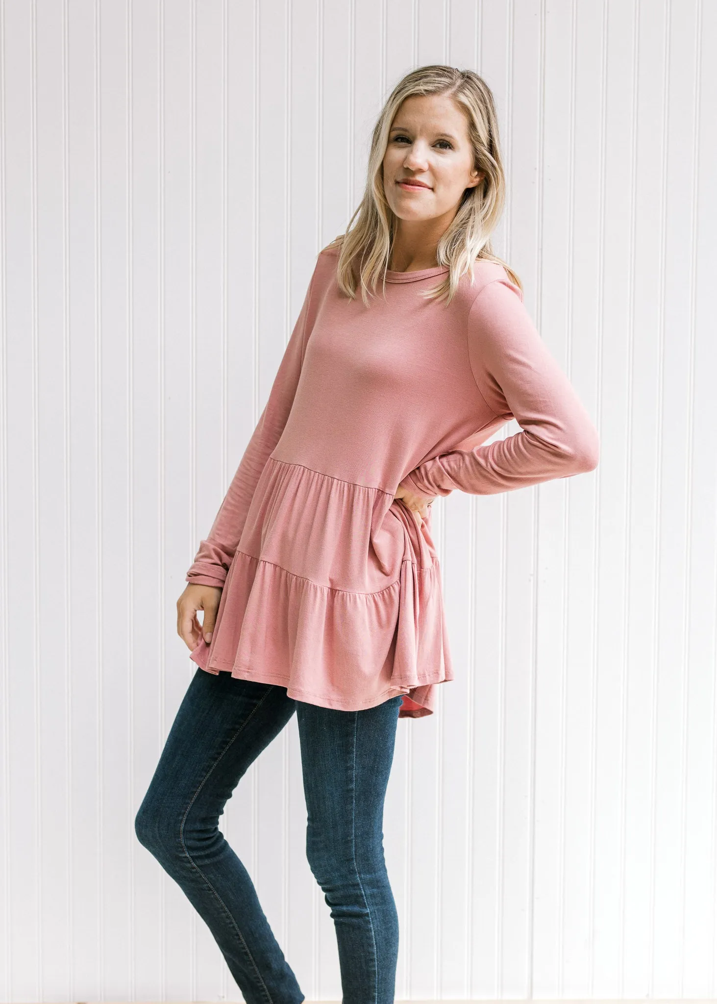 Rose Tiered  Top