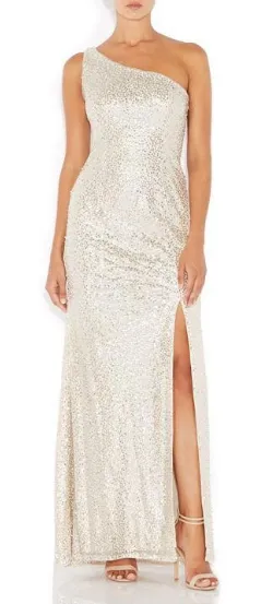 Silver Sequin Mermaid Gown