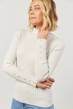 Skyline Knit Top (Creme)