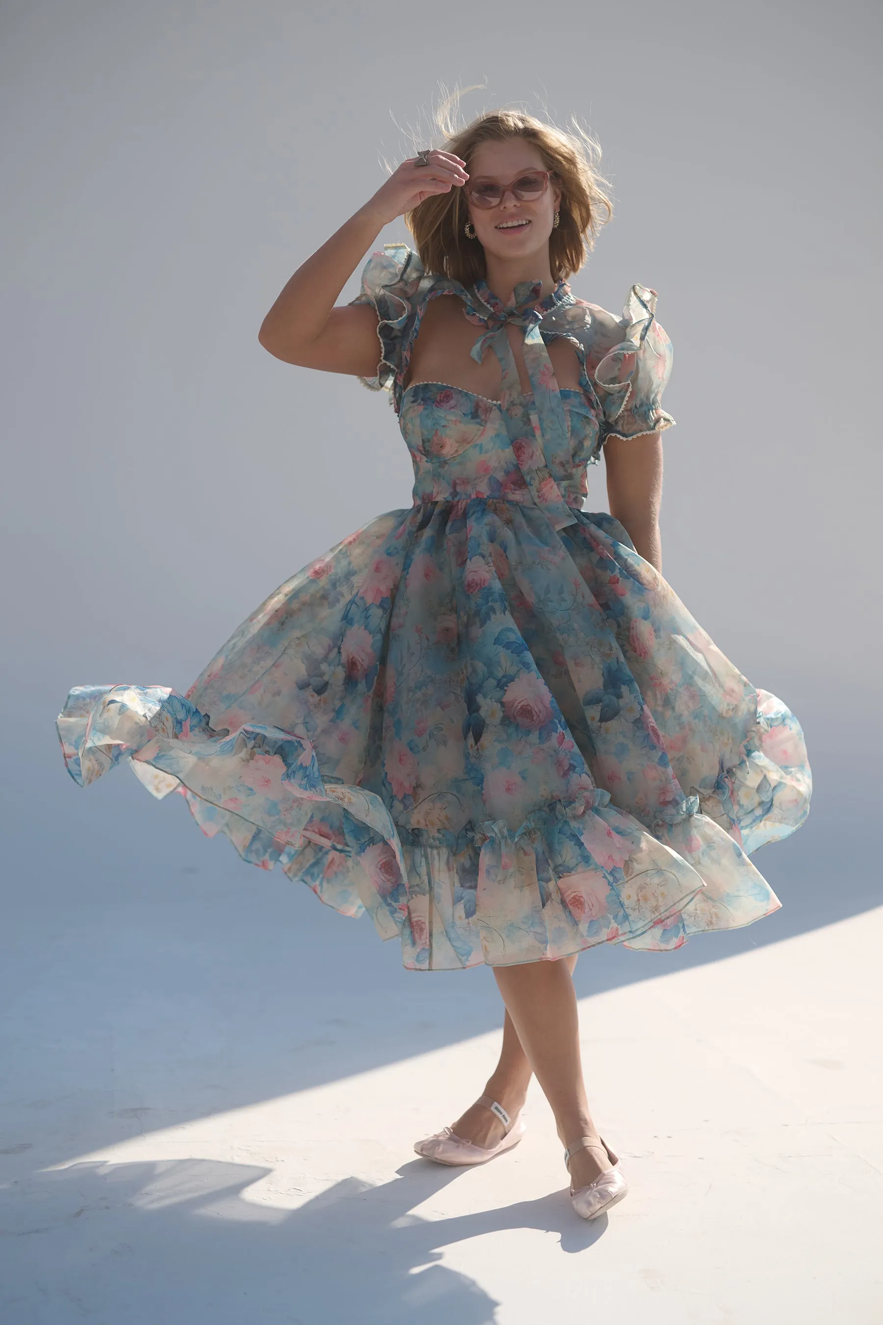 The Chateau Paper Lovebird Dress