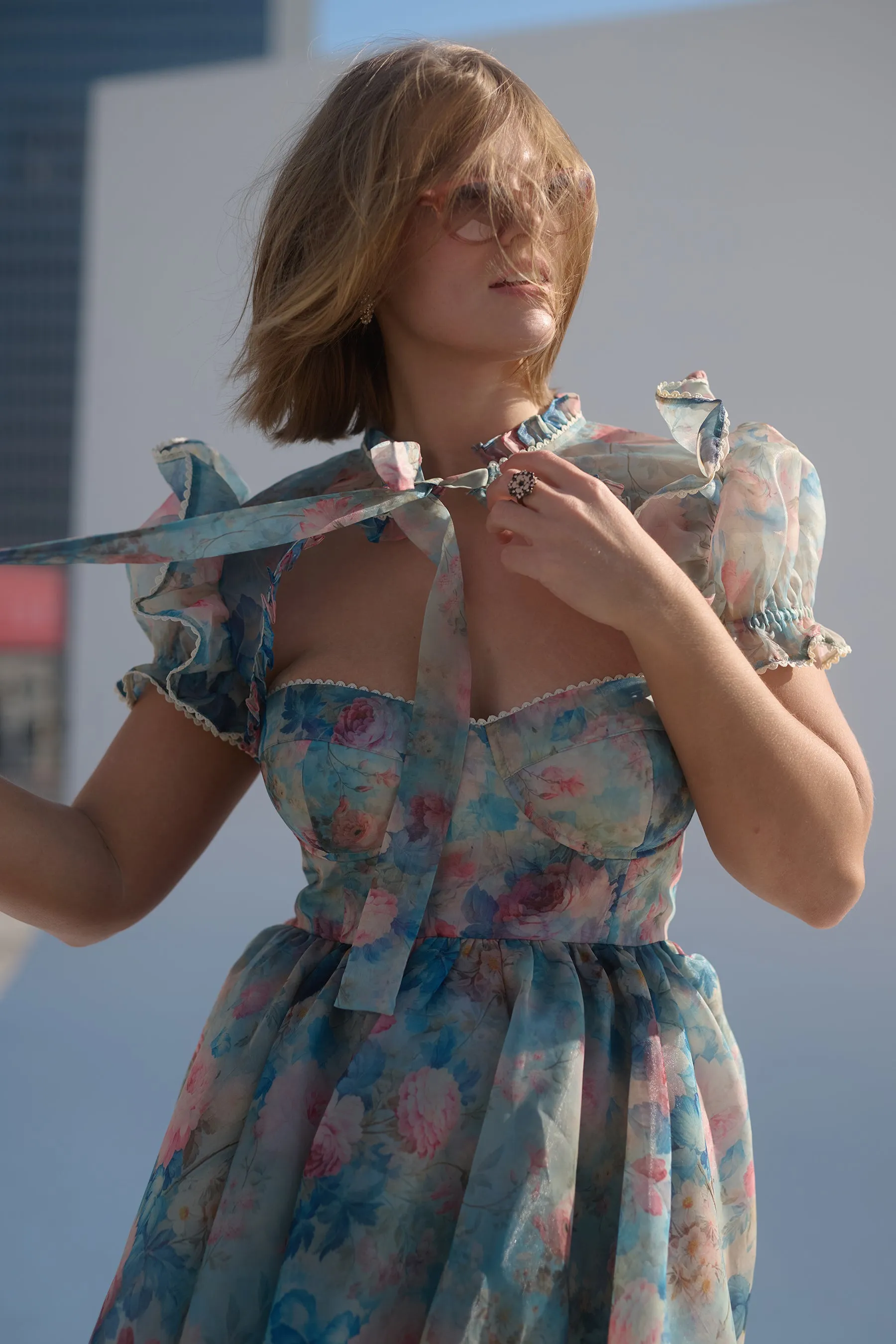 The Chateau Paper Lovebird Dress