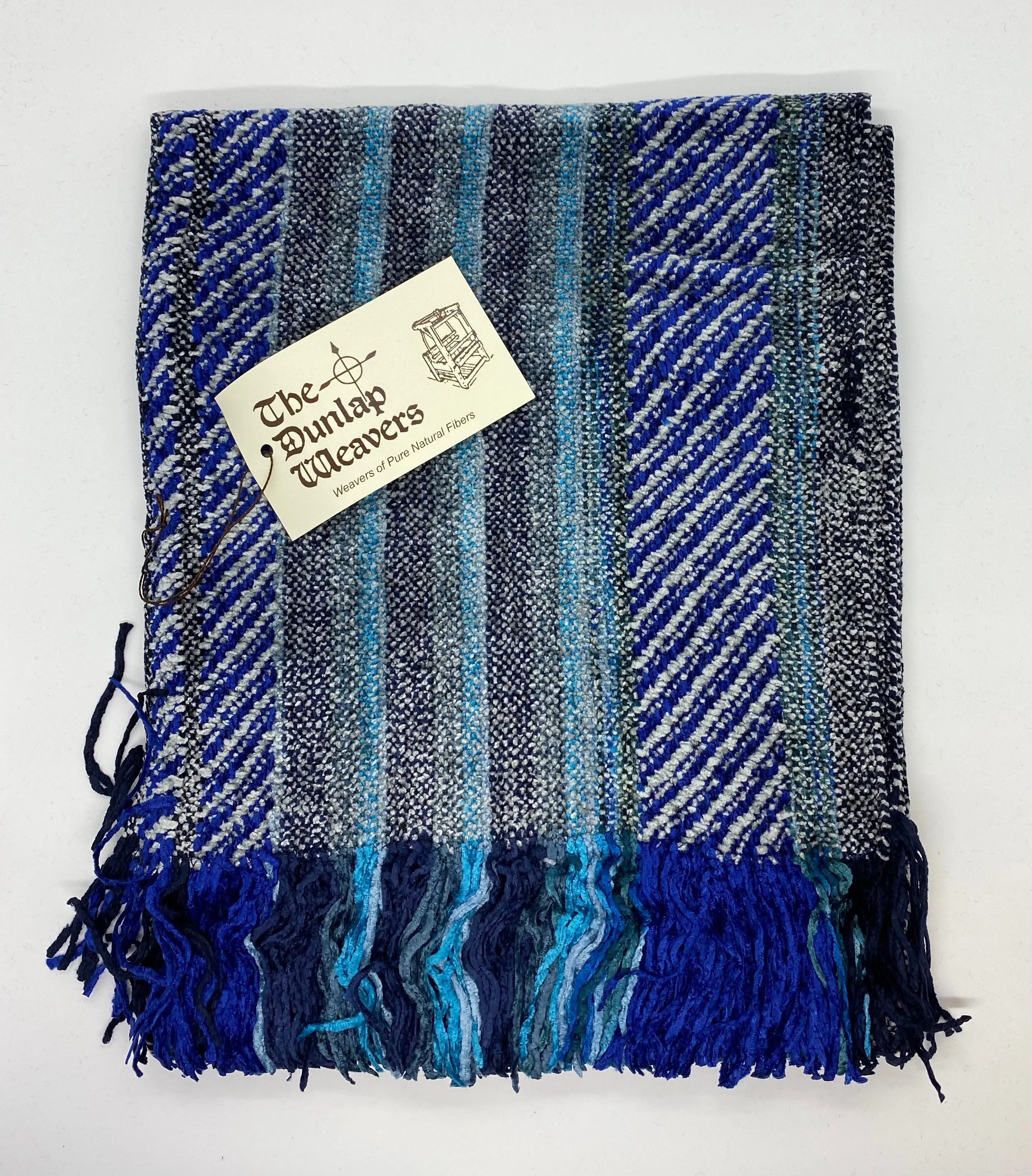 The Dunlap Weavers scarf, 1166R 56 chenille (2 colors)