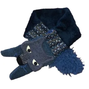 Wolf Scarf Navy